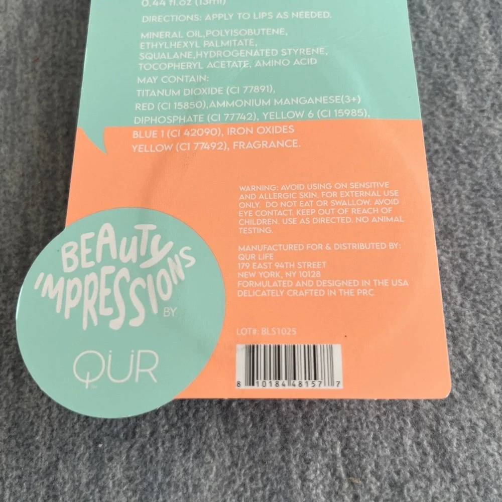 Beauty Impressions Nourishing Lip Balm‎ Coconut Lime Viral TikTok Squalane New